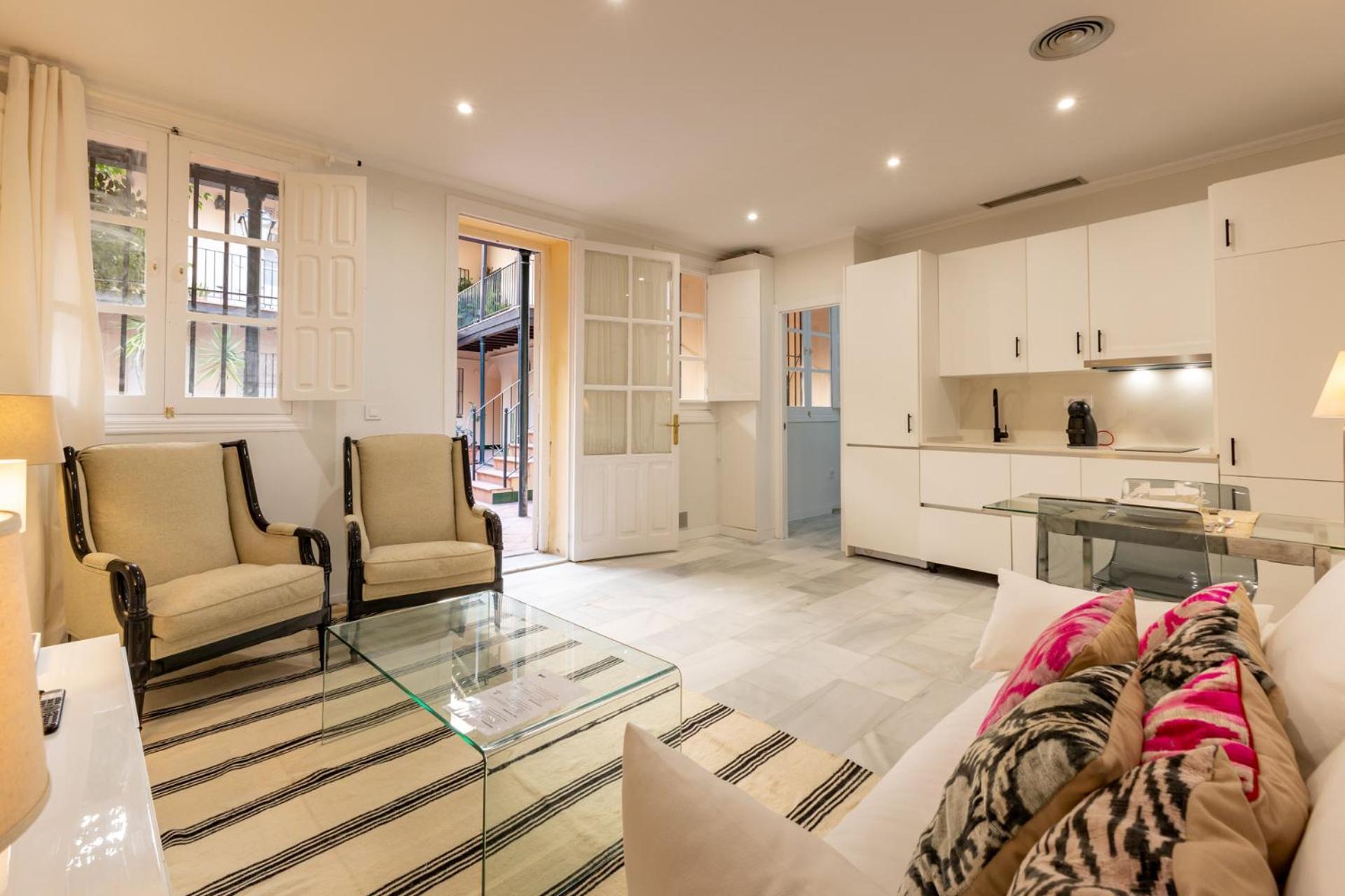 Ferienwohnung Tranquilo Apartamento En Zona Monumental Sevilla Exterior foto